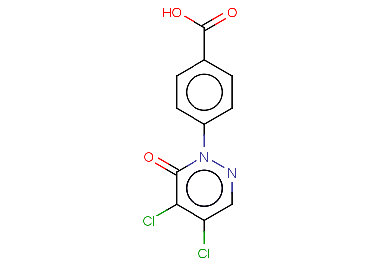 4-(4,5-dichloro-6-oxo-1,6-dihydropyridazin-1-yl)benzoic acid