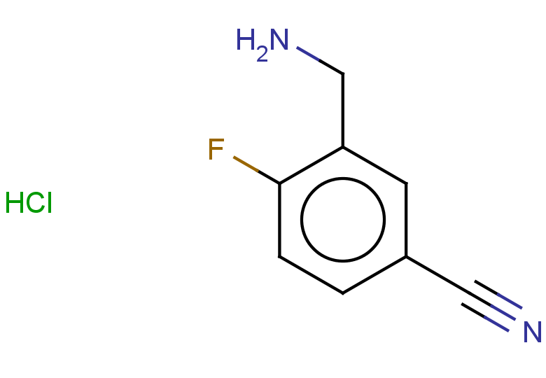3-(aminomethyl)-4-fluorobenzonitrile hydrochloride