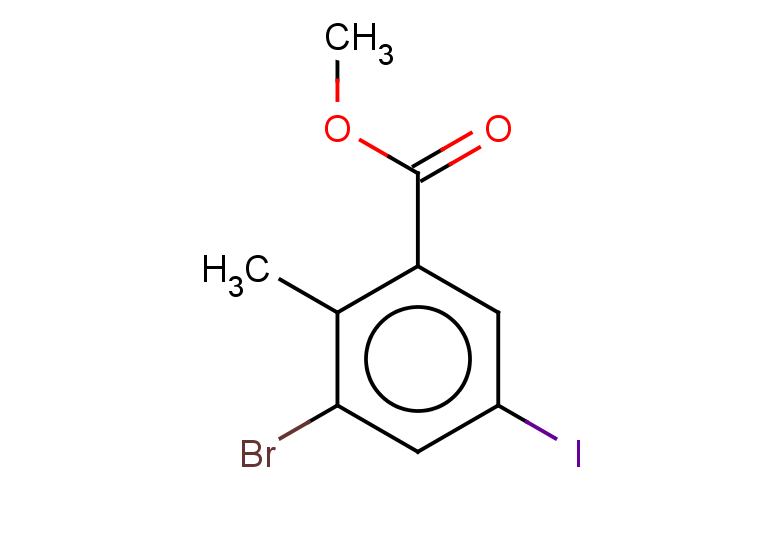 methyl 3-bromo-5-iodo-2-methylbenzoate