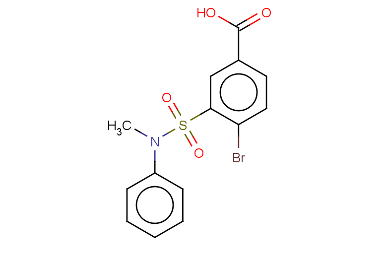 4-bromo-3-[methyl(phenyl)sulfamoyl]benzoic acid