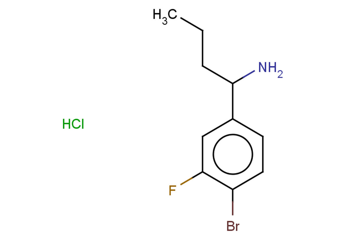 1-(4-bromo-3-fluorophenyl)butan-1-amine hydrochloride