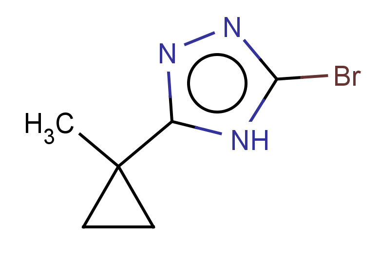 3-bromo-5-(1-methylcyclopropyl)-4H-1,2,4-triazole