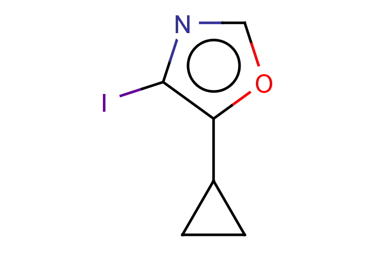 5-cyclopropyl-4-iodo-1,3-oxazole