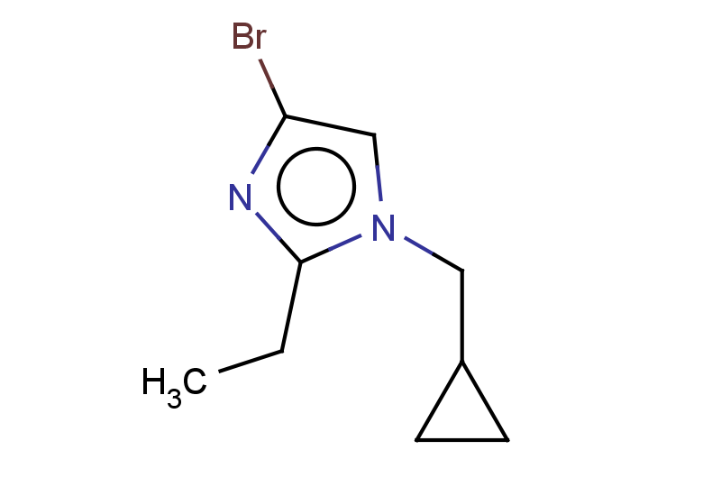 4-bromo-1-(cyclopropylmethyl)-2-ethyl-1H-imidazole