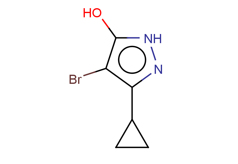 4-bromo-3-cyclopropyl-1H-pyrazol-5-ol