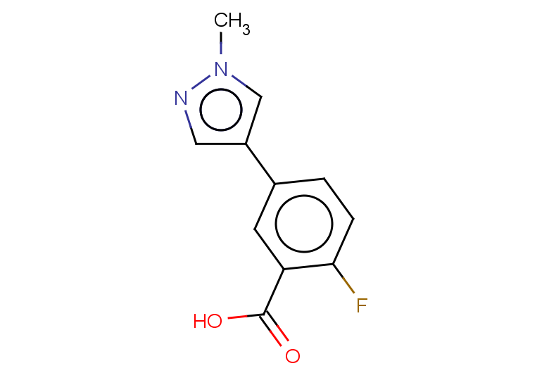 2-fluoro-5-(1-methyl-1H-pyrazol-4-yl)benzoic acid
