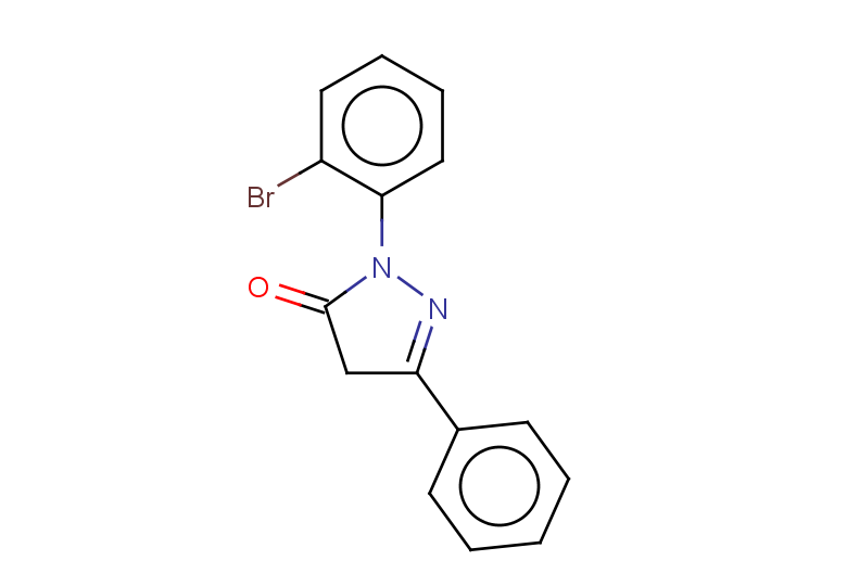 1-(2-bromophenyl)-3-phenyl-4,5-dihydro-1H-pyrazol-5-one