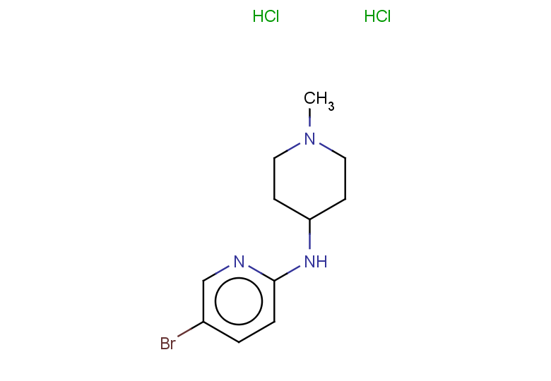 5-bromo-N-(1-methylpiperidin-4-yl)pyridin-2-amine dihydrochloride