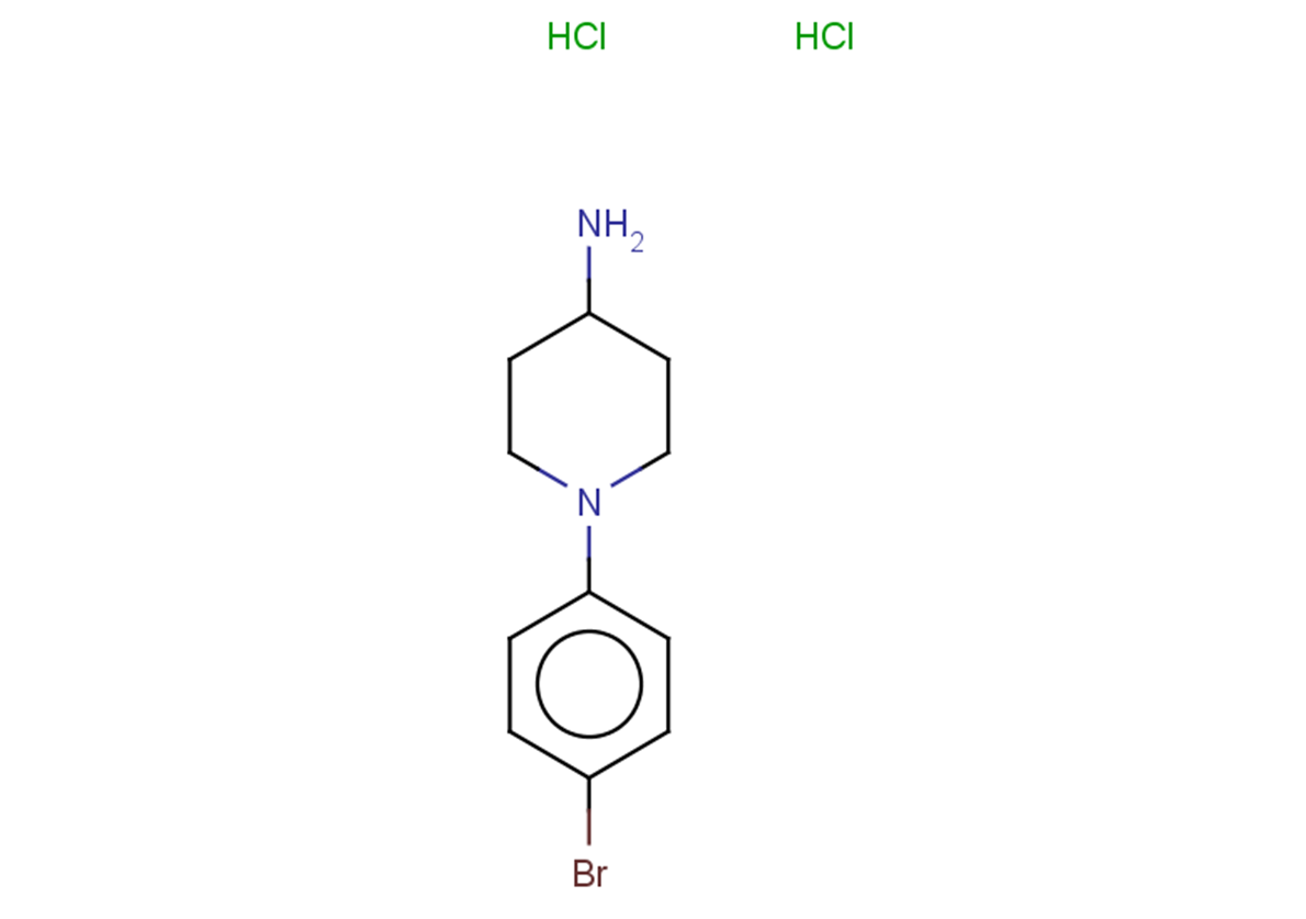 1-(4-bromophenyl)piperidin-4-amine dihydrochloride