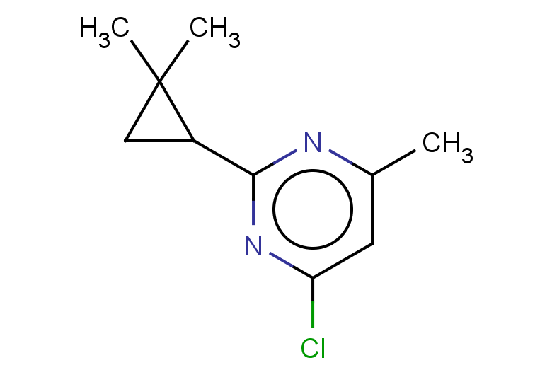 4-chloro-2-(2,2-dimethylcyclopropyl)-6-methylpyrimidine