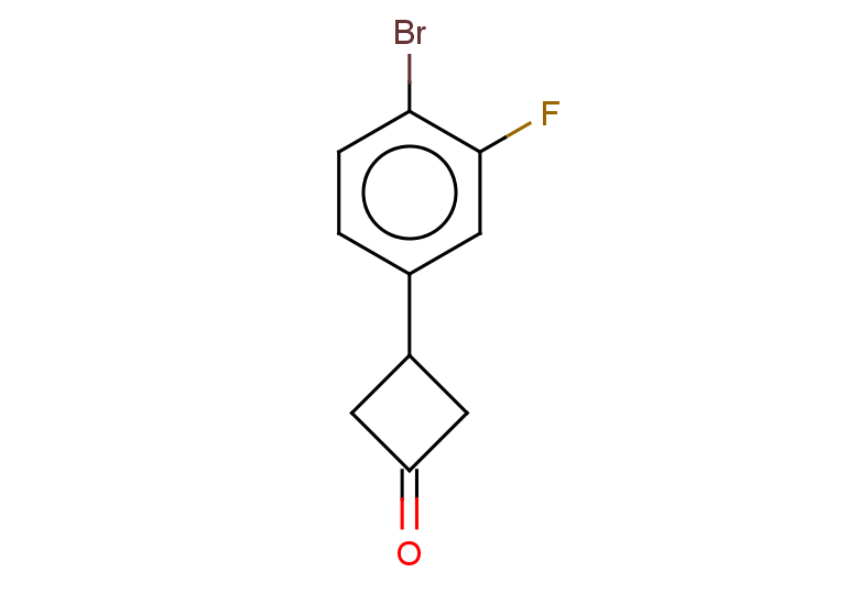 3-(4-bromo-3-fluorophenyl)cyclobutan-1-one