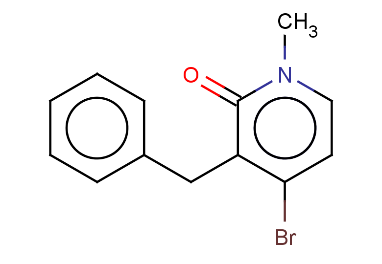 3-benzyl-4-bromo-1-methyl-1,2-dihydropyridin-2-one