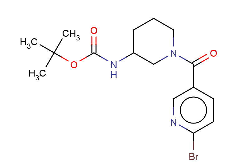 tert-butyl N-[1-(6-bromopyridine-3-carbonyl)piperidin-3-yl]carbamate