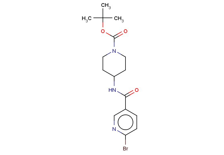 tert-butyl 4-(6-bromopyridine-3-amido)piperidine-1-carboxylate