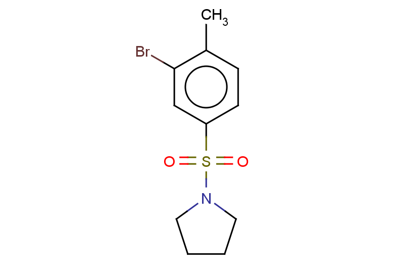 1-(3-bromo-4-methylbenzenesulfonyl)pyrrolidine