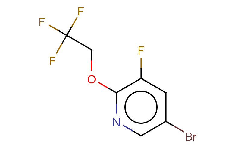 5-bromo-3-fluoro-2-(2,2,2-trifluoroethoxy)pyridine