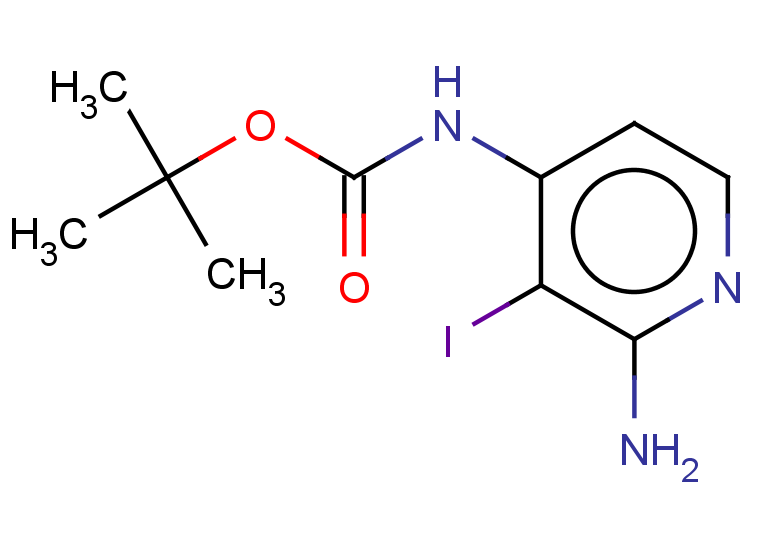 tert-butyl N-(2-amino-3-iodopyridin-4-yl)carbamate