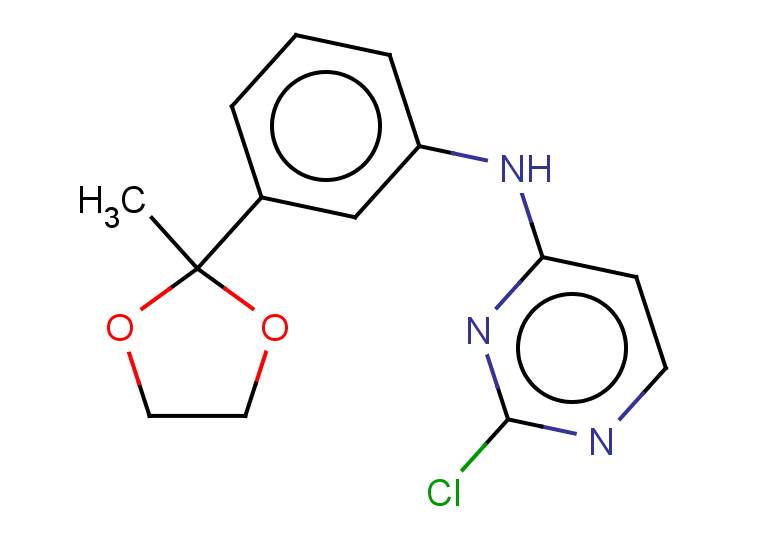2-CHLORO-N-[3-(2-METHYL-1,3-DIOXOLAN-2-YL)PHENYL]PYRIMIDIN-4-AMINE