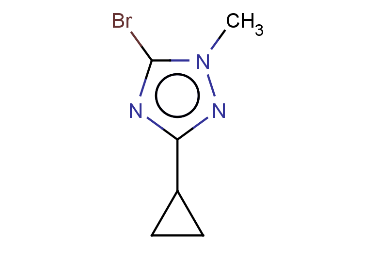 5-bromo-3-cyclopropyl-1-methyl-1H-1,2,4-triazole