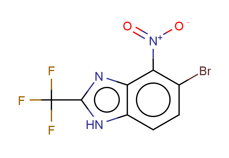 5-bromo-4-nitro-2-(trifluoromethyl)-1H-1,3-benzodiazole