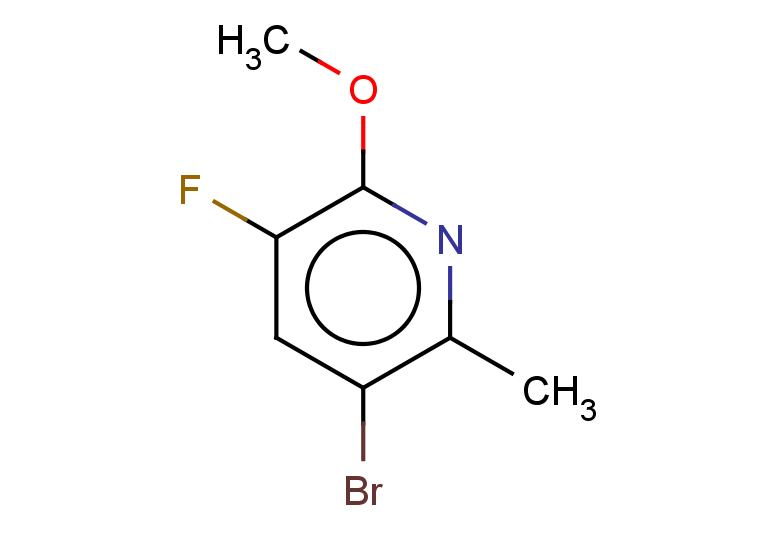3-bromo-5-fluoro-6-methoxy-2-methylpyridine