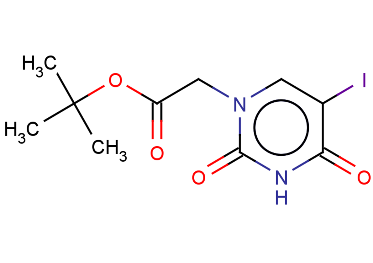tert-butyl 2-(5-iodo-2,4-dioxo-1,2,3,4-tetrahydropyrimidin-1-yl)acetate