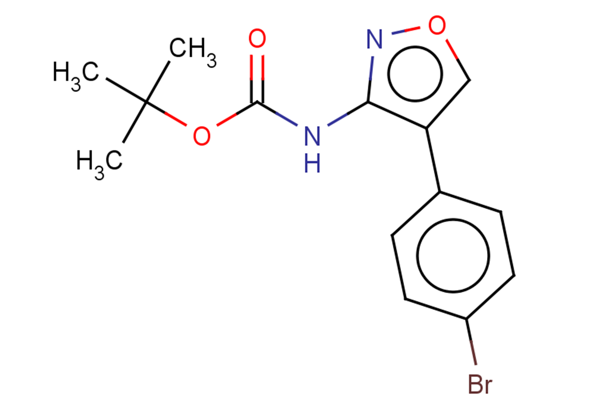 tert-butyl N-[4-(4-bromophenyl)-1,2-oxazol-3-yl]carbamate