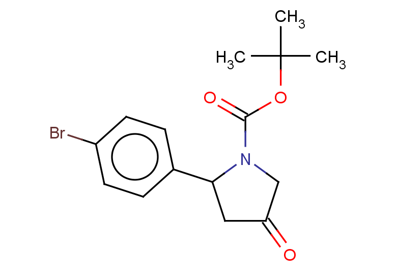 tert-butyl 2-(4-bromophenyl)-4-oxopyrrolidine-1-carboxylate
