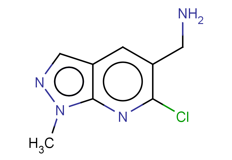 1-{6-chloro-1-methyl-1H-pyrazolo[3,4-b]pyridin-5-yl}methanamine