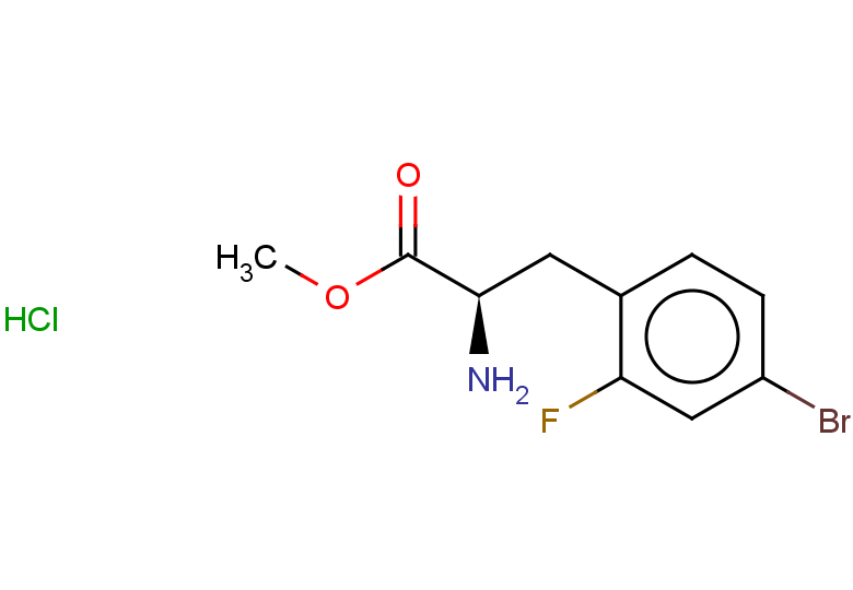 methyl (2R)-2-amino-3-(4-bromo-2-fluorophenyl)propanoate hydrochloride