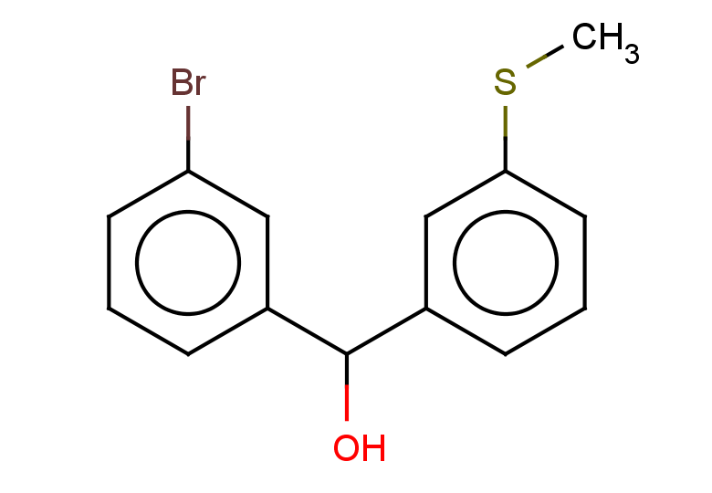 (3-bromophenyl)[3-(methylsulfanyl)phenyl]methanol