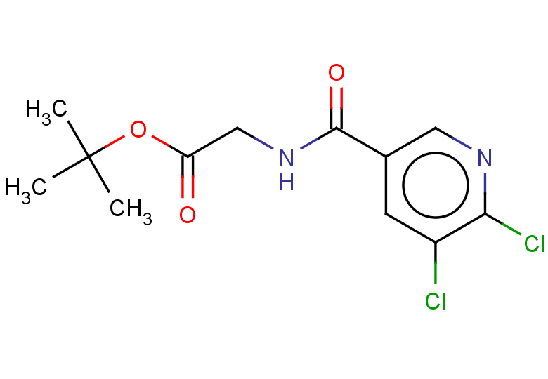 tert-butyl 2-[(5,6-dichloropyridin-3-yl)formamido]acetate