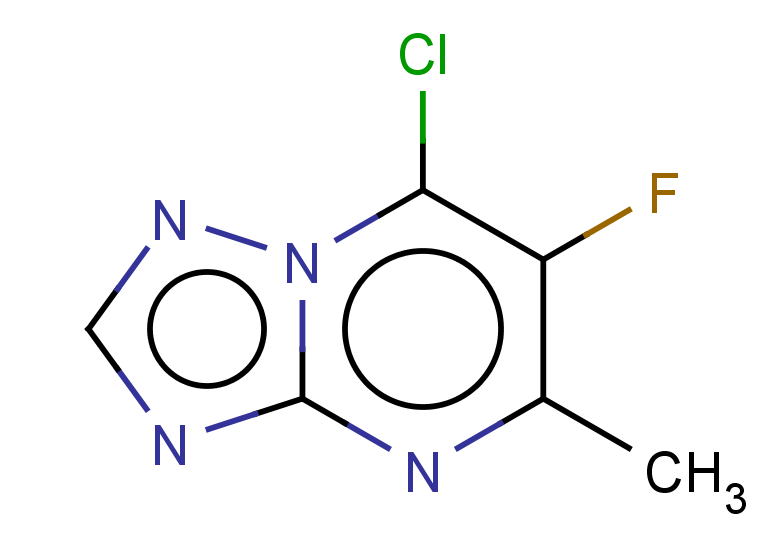 7-chloro-6-fluoro-5-methyl-[1,2,4]triazolo[1,5-a]pyrimidine