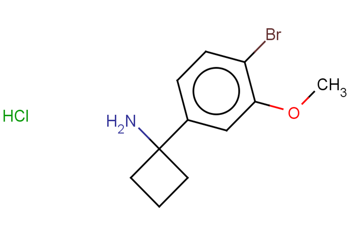 1-(4-bromo-3-methoxyphenyl)cyclobutan-1-amine hydrochloride