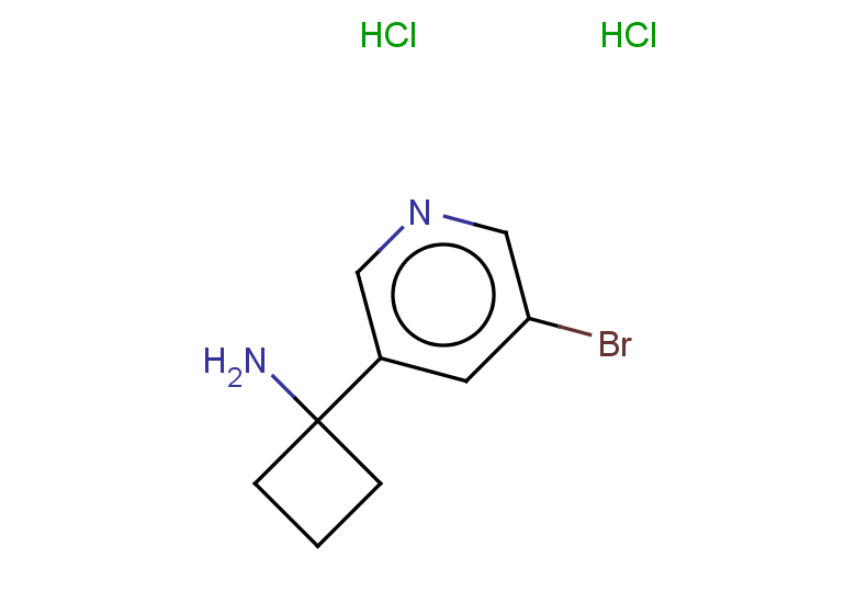 1-(5-bromopyridin-3-yl)cyclobutan-1-amine dihydrochloride