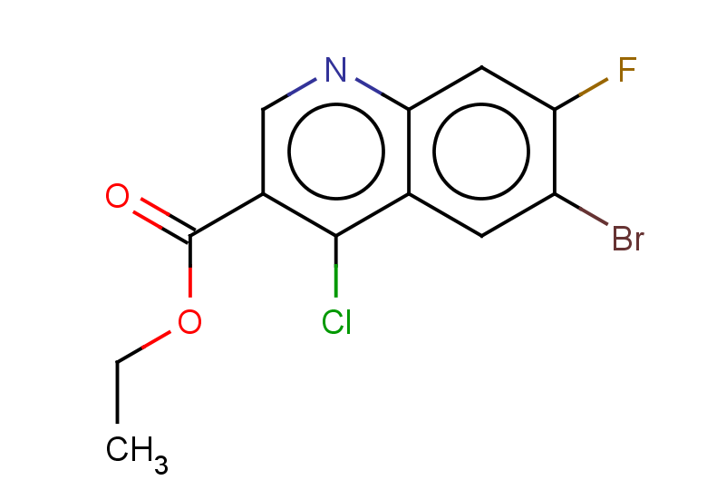 ethyl 6-bromo-4-chloro-7-fluoroquinoline-3-carboxylate