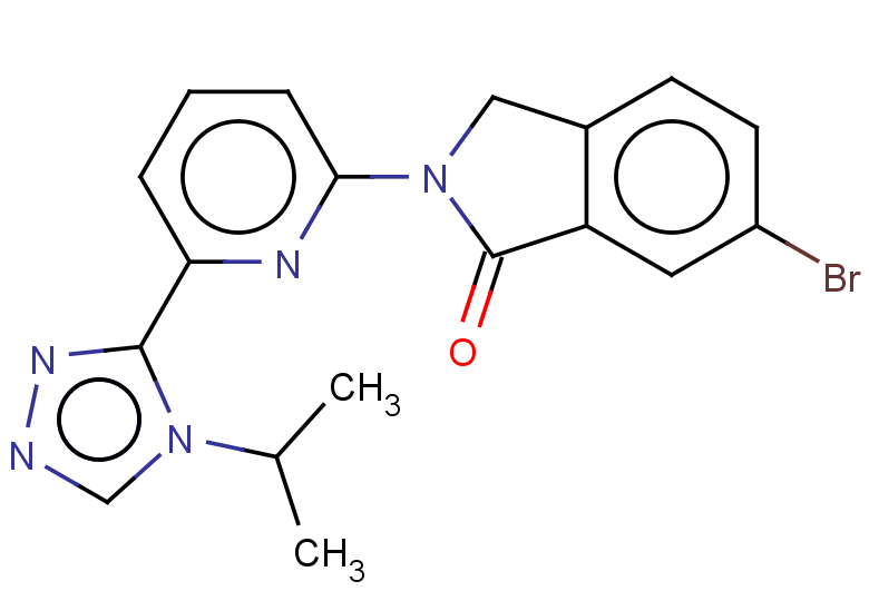 6-bromo-2-{6-[4-(propan-2-yl)-4H-1,2,4-triazol-3-yl]pyridin-2-yl}-2,3-dihydro-1H-isoindol-1-one