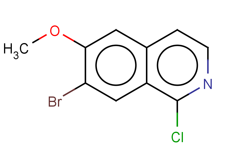 7-bromo-1-chloro-6-methoxyisoquinoline