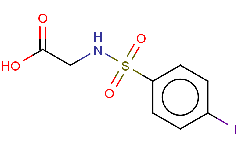 2-(4-iodobenzenesulfonamido)acetic acid