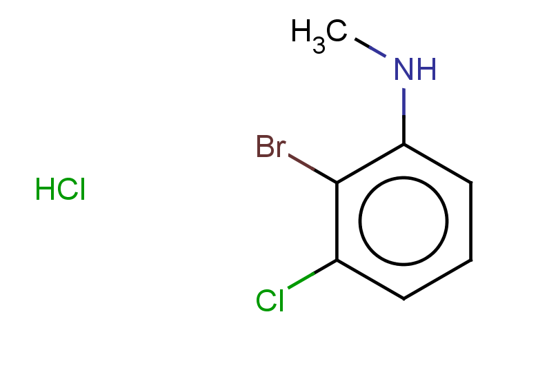 2-bromo-3-chloro-N-methylaniline hydrochloride