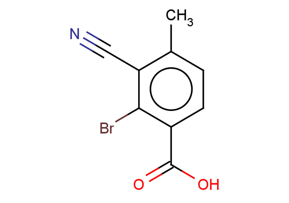 2-bromo-3-cyano-4-methylbenzoic acid