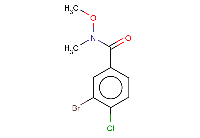 3-bromo-4-chloro-N-methoxy-N-methylbenzamide
