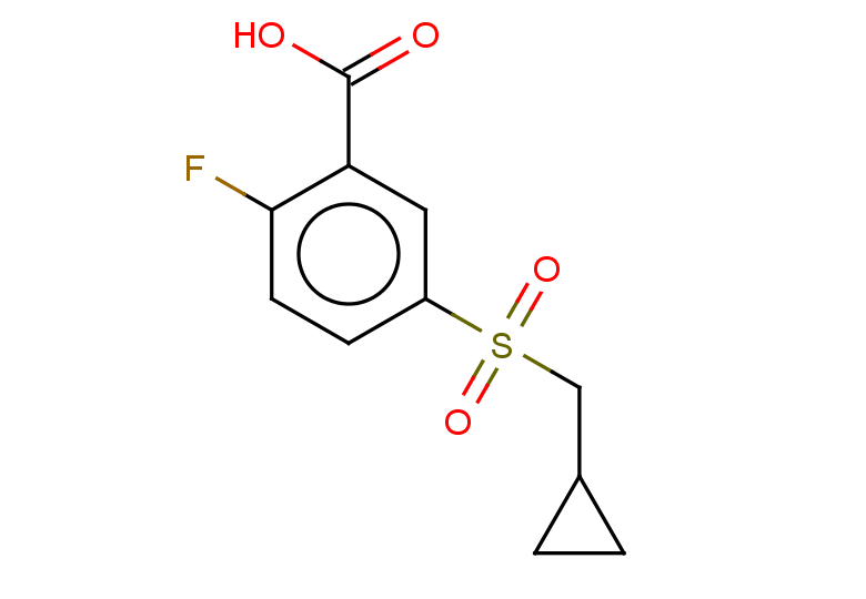 5-cyclopropylmethanesulfonyl-2-fluorobenzoic acid