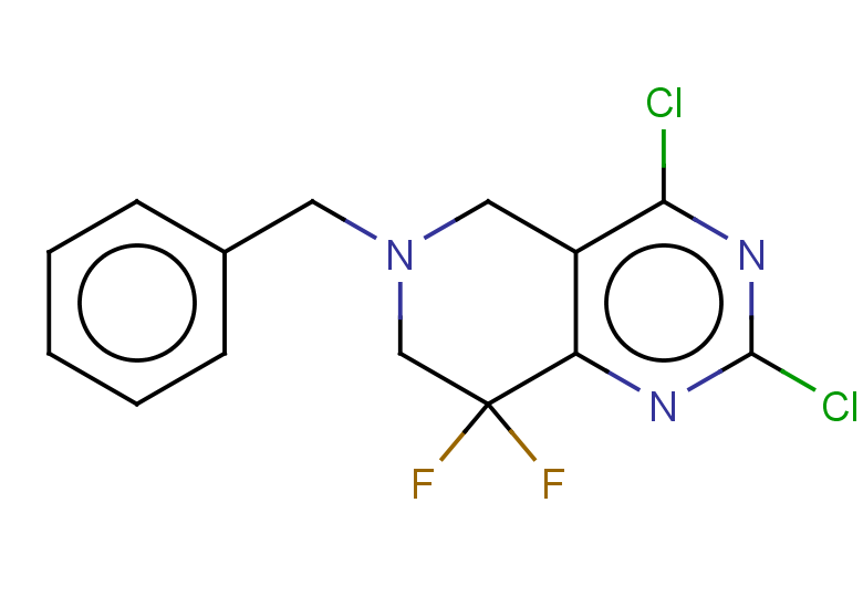 6-benzyl-2,4-dichloro-8,8-difluoro-5H,6H,7H,8H-pyrido[4,3-d]pyrimidine