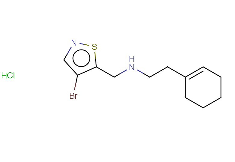 [(4-bromo-1,2-thiazol-5-yl)methyl][2-(cyclohex-1-en-1-yl)ethyl]amine hydrochloride