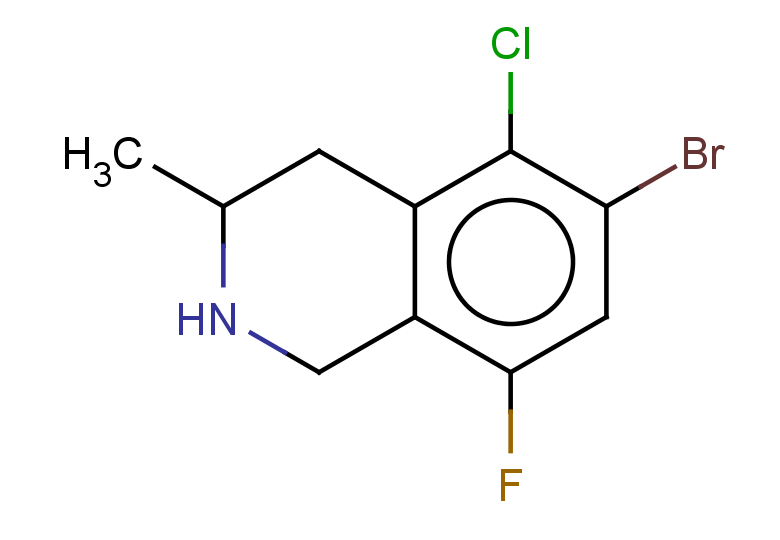 6-bromo-5-chloro-8-fluoro-3-methyl-1,2,3,4-tetrahydroisoquinoline