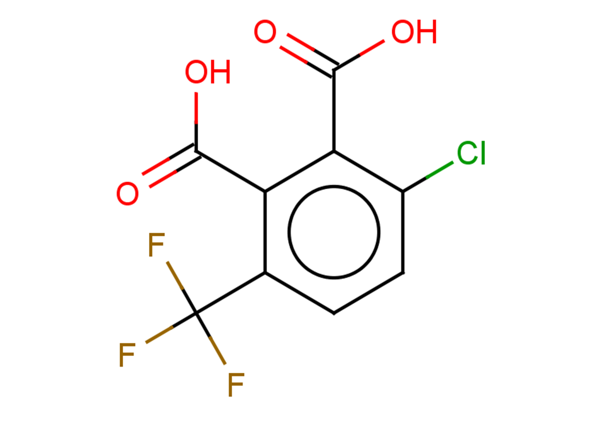 3-chloro-6-(trifluoromethyl)benzene-1,2-dicarboxylic acid