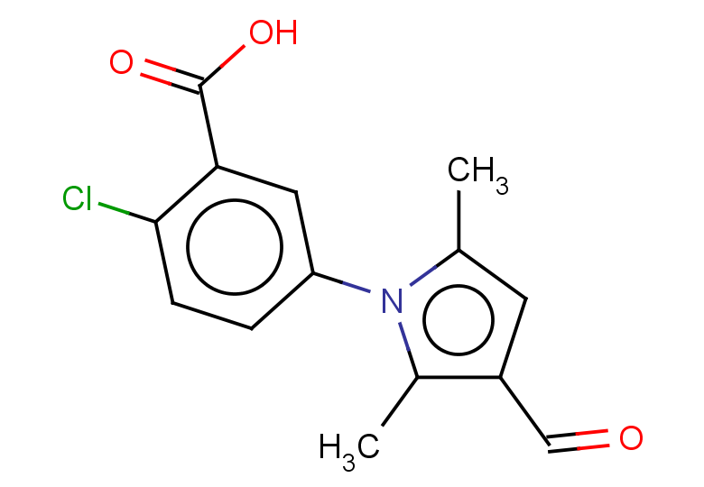 2-chloro-5-(3-formyl-2,5-dimethyl-1H-pyrrol-1-yl)benzoic acid