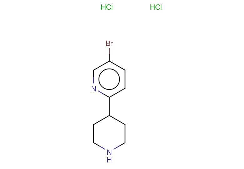 5-bromo-2-(piperidin-4-yl)pyridine dihydrochloride