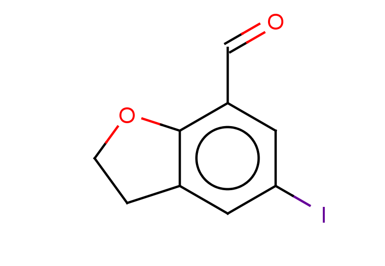 5-iodo-2,3-dihydro-1-benzofuran-7-carbaldehyde